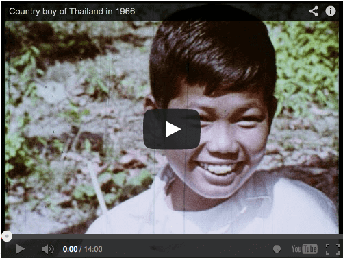 Country boy of Thailand in 1966