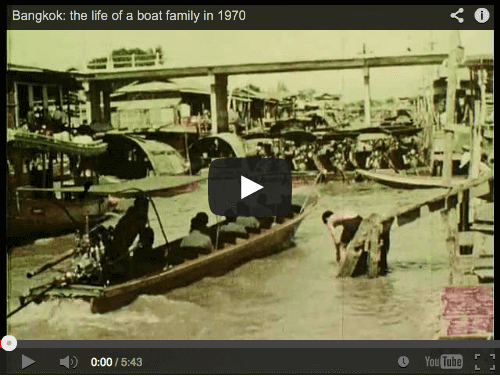 The life of a boat family in 1970