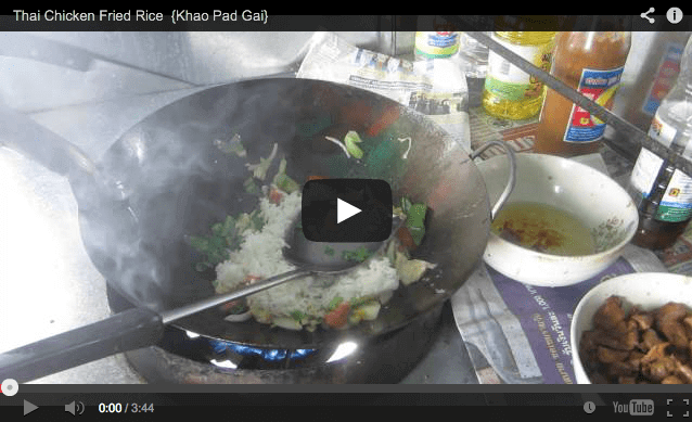 Chicken Fried Rice {Khao Pad Gai}